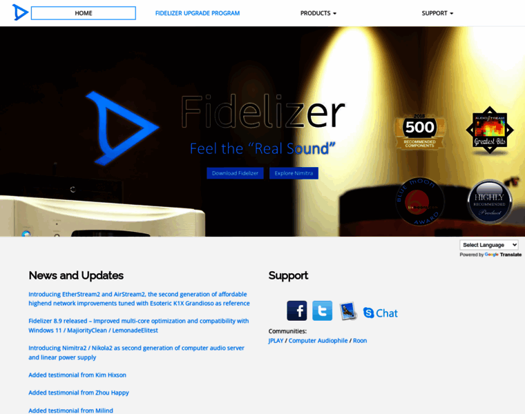 Fidelizer-audio.com thumbnail