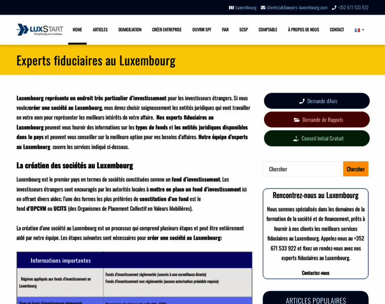 Fiduciaire-luxembourg.com thumbnail