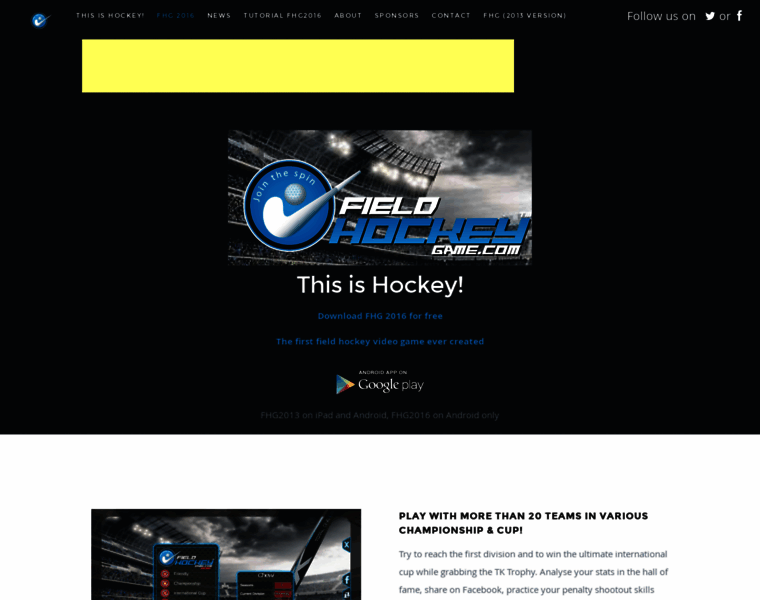 Fieldhockeygame.com thumbnail