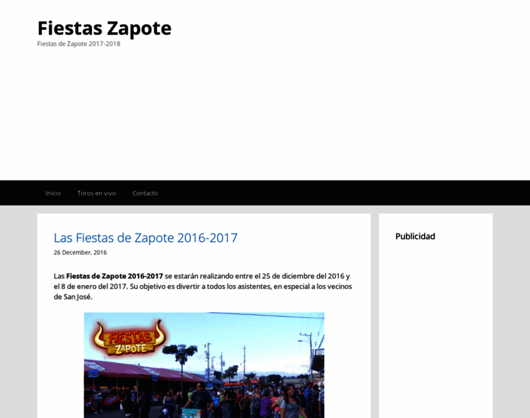 Fiestaszapote.com thumbnail