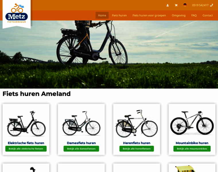 Fietsverhuur-ameland.nl thumbnail