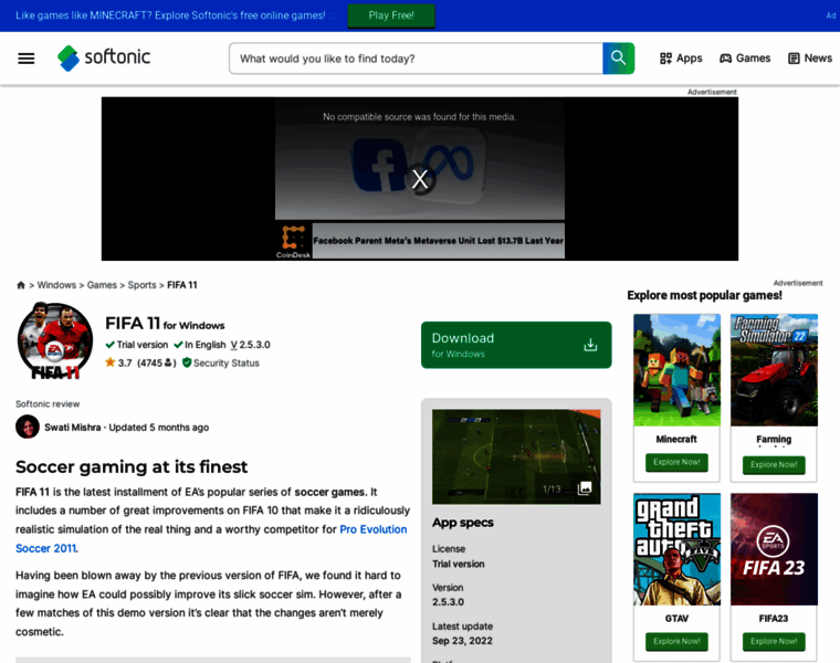 Fifa-11.en.softonic.com thumbnail