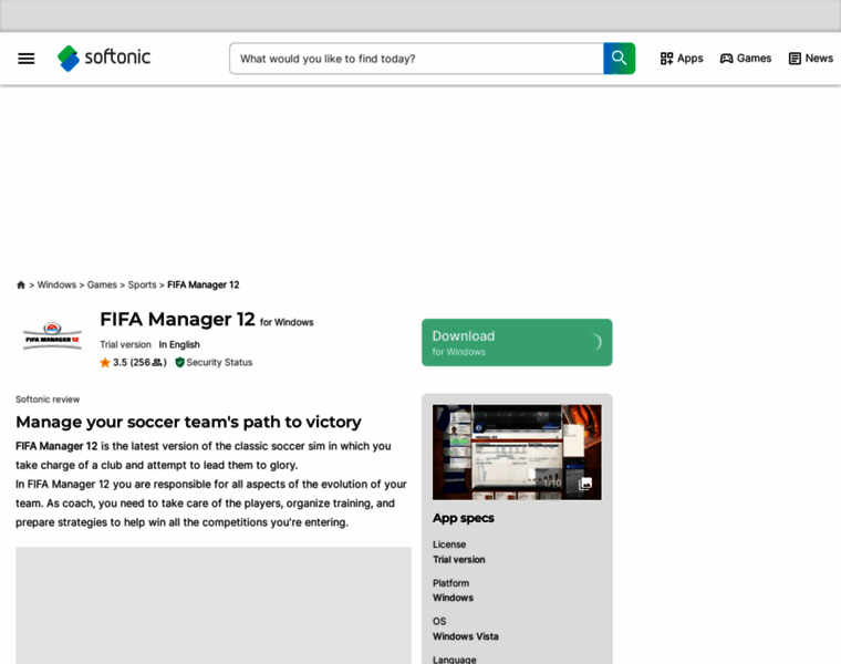 Fifa-manager-12.en.softonic.com thumbnail