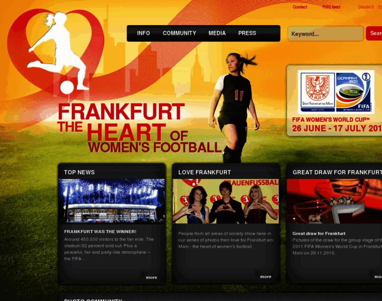 Fifafrauenwm2011.frankfurt.de thumbnail