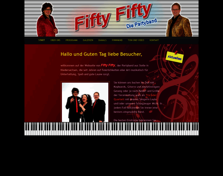 Fiftyfifty-partyband.de thumbnail