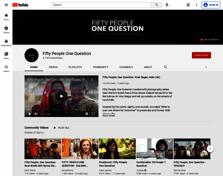 Fiftypeopleonequestion.com thumbnail