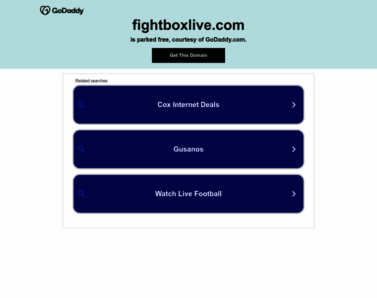 Fightboxlive.com thumbnail