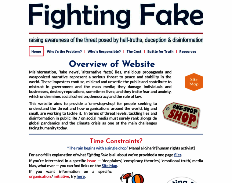 Fightingfake.org.uk thumbnail
