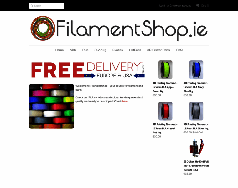 Filamentshop.ie thumbnail