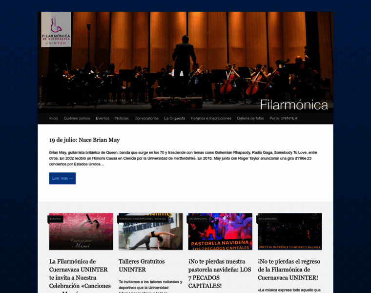 Filarmonicadecuernavaca.com thumbnail