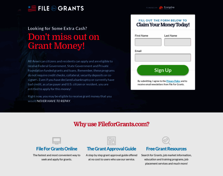 File-4-grants.com thumbnail