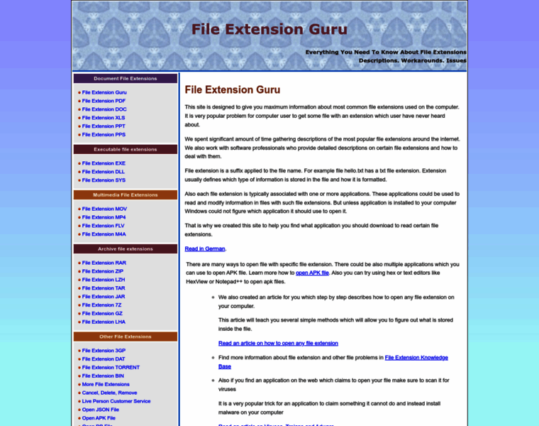 Fileextensionguru.com thumbnail