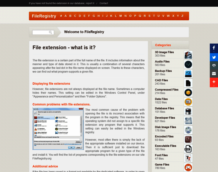 Fileregistry.org thumbnail