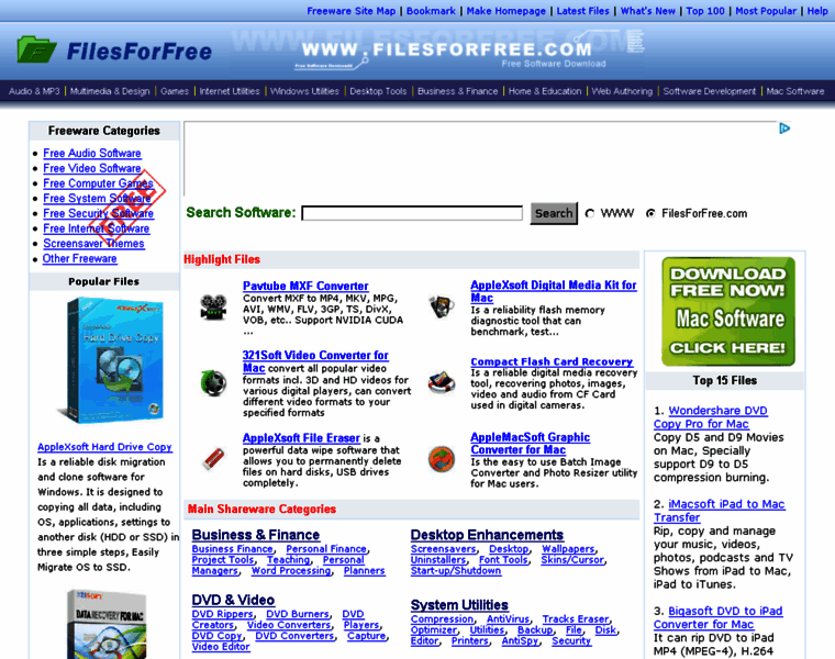 Filesforfree.com thumbnail