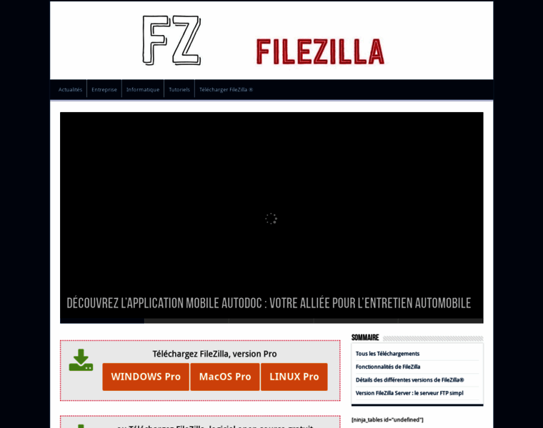 Filezilla.fr thumbnail