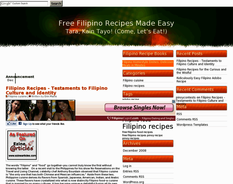 Filipinorecipes.brighterplanet.org thumbnail