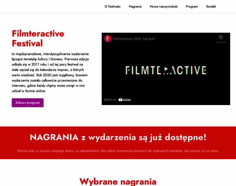 Filmteractivefestival.pl thumbnail