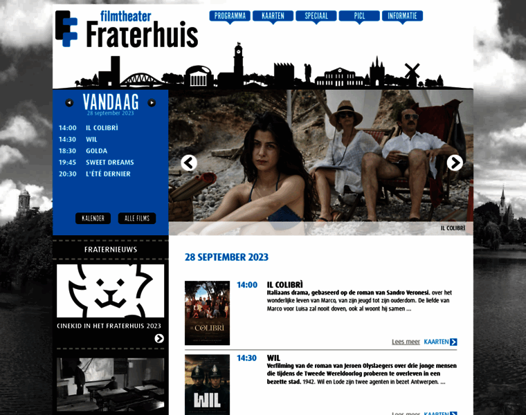 Filmtheaterfraterhuis.nl thumbnail