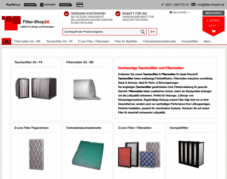 Filter-shop24.de thumbnail