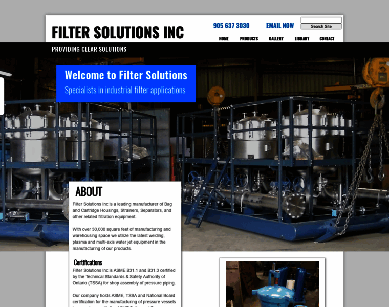 Filtersolutions.com thumbnail
