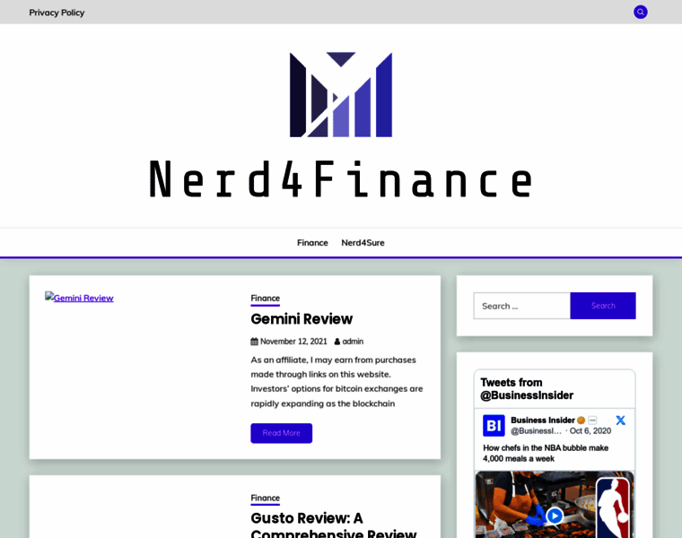 Finance.nerd4sure.com thumbnail