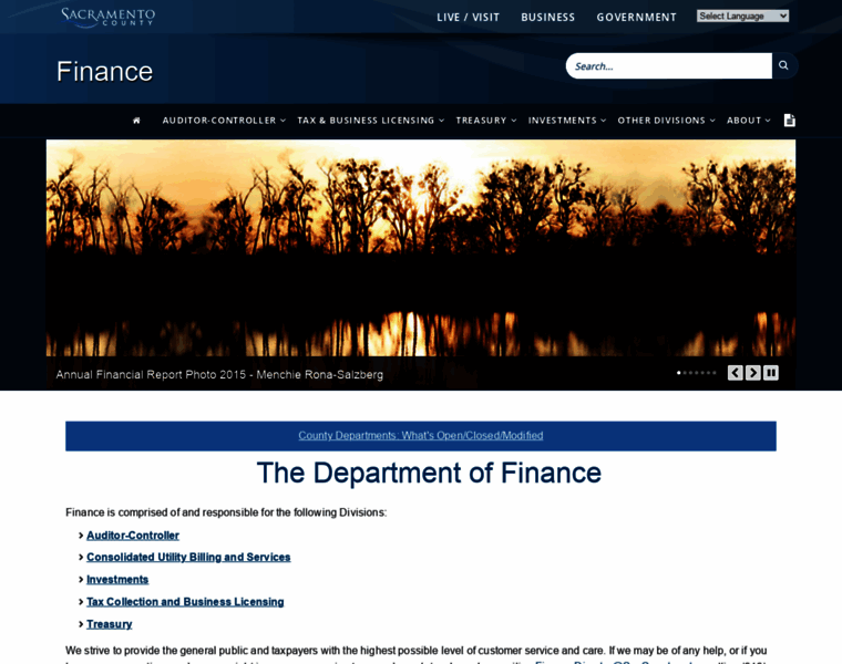 Finance.saccounty.gov thumbnail