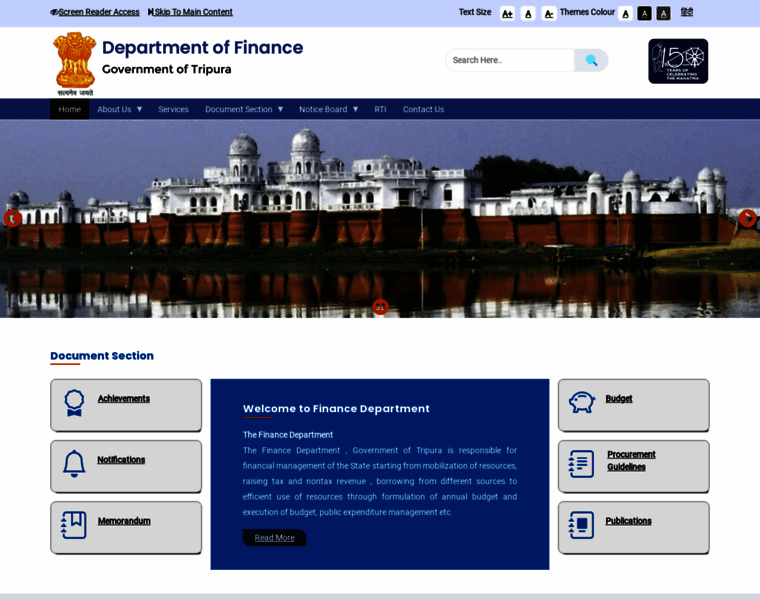 Finance.tripura.gov.in thumbnail
