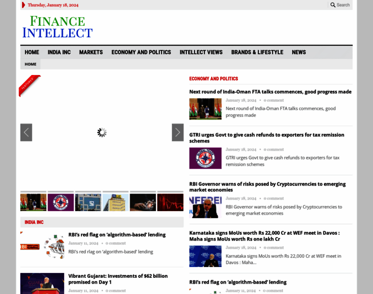 Financeintellect.com thumbnail