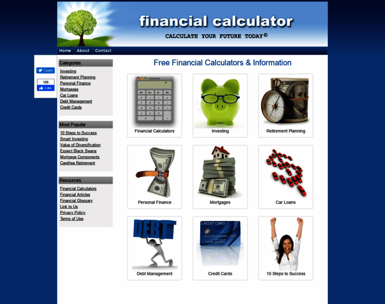 Financialcalculator.org thumbnail