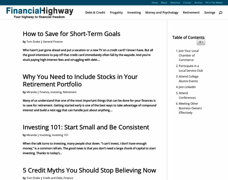 Financialhighway.com thumbnail