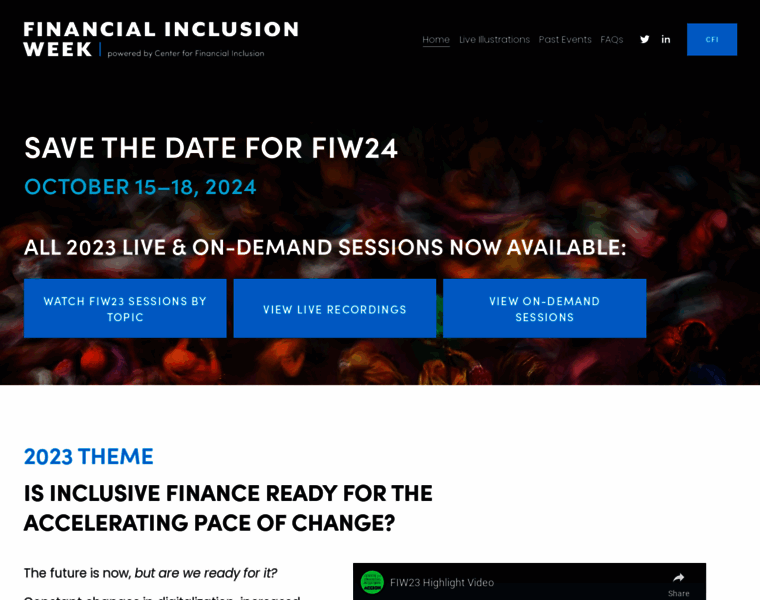 Financialinclusionweek.org thumbnail