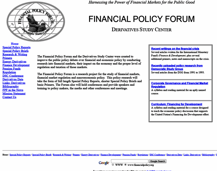 Financialpolicy.org thumbnail