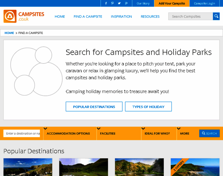 Find-a-campsite.co.uk thumbnail