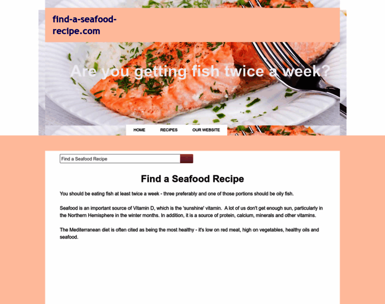 Find-a-seafood-recipe.com thumbnail