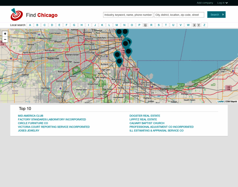 Find-chicago.com thumbnail