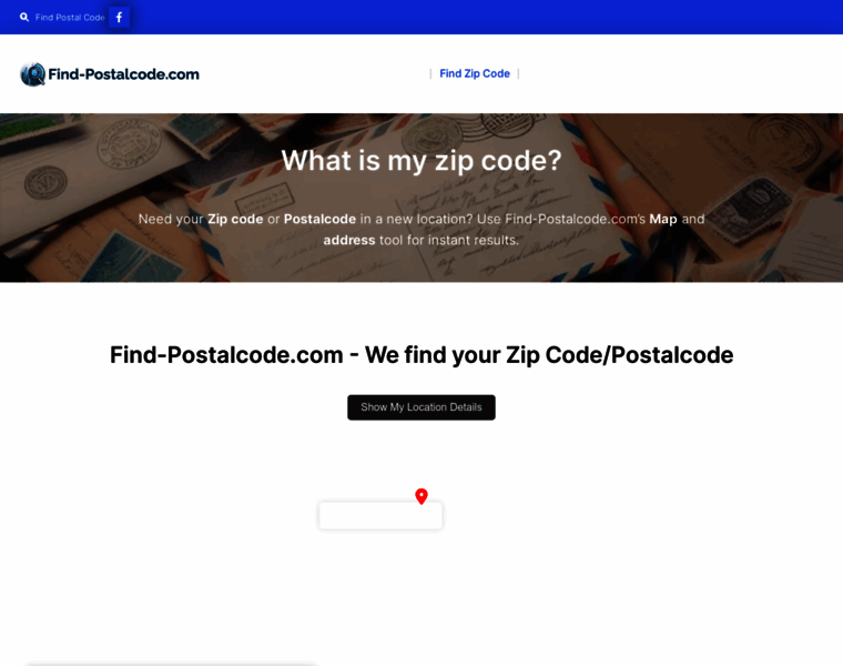 Find-postalcode.com thumbnail