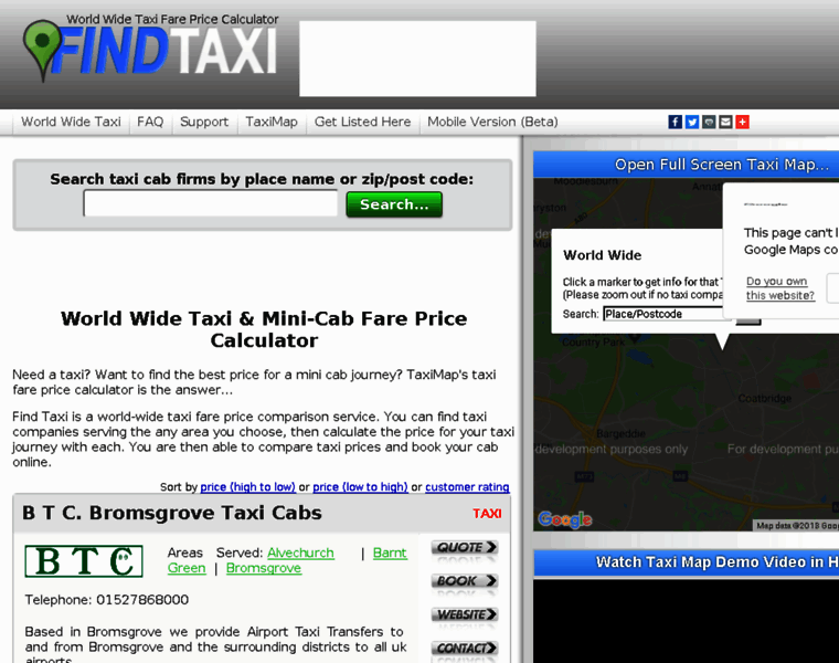 Find-taxi.co.uk thumbnail