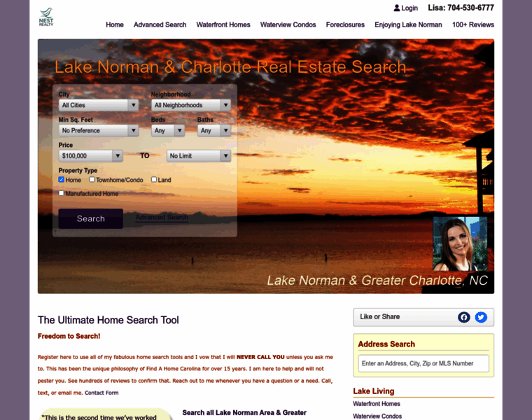 Findahomecarolina.com thumbnail