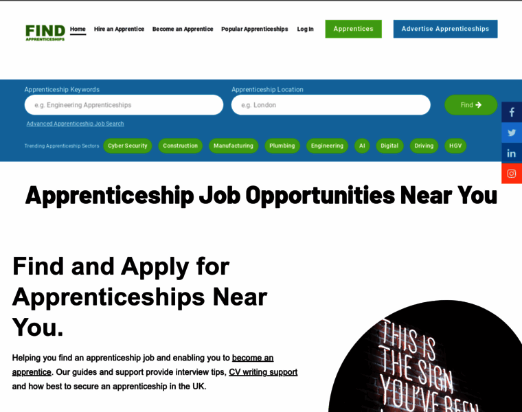 Findapprenticeships.co.uk thumbnail