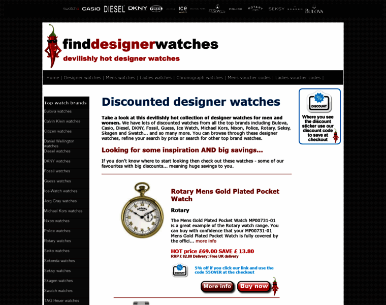 Finddesignerwatches.co.uk thumbnail