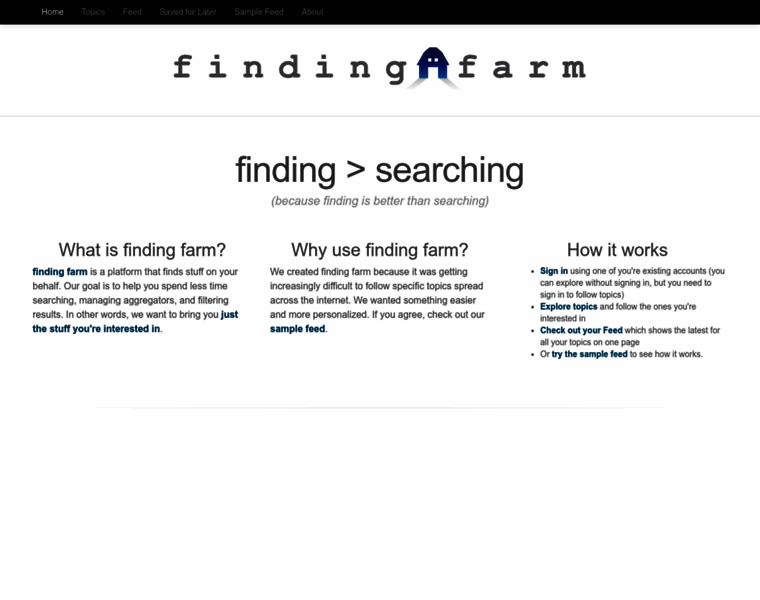 Findingfarm.com thumbnail