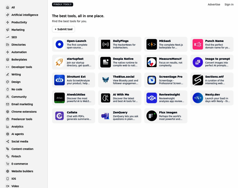 Findly.tools thumbnail Findly.tools thumbnail