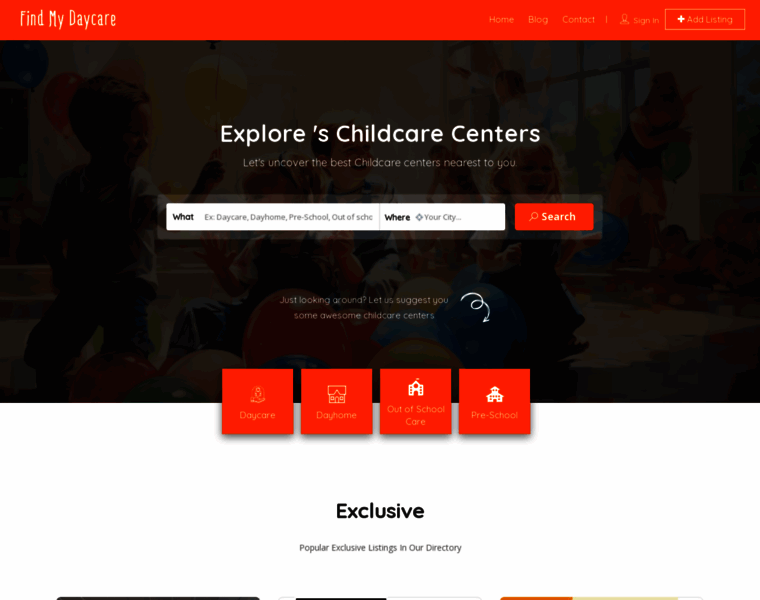Findmydaycare.ca thumbnail Findmydaycare.ca thumbnail