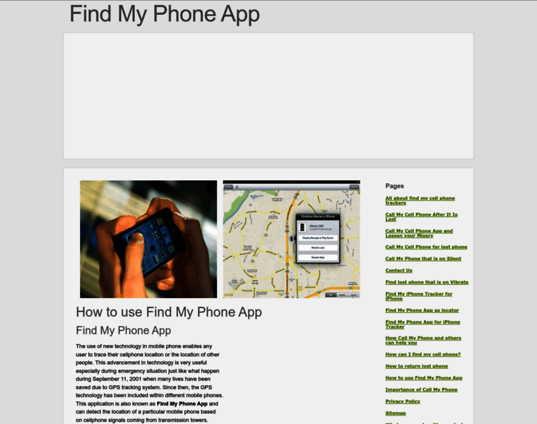 Findmyphoneapp.com thumbnail