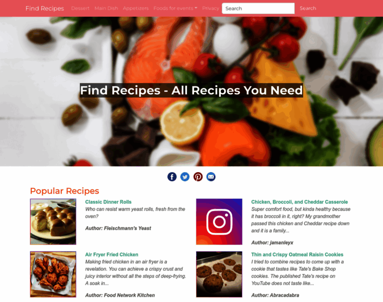 Findrecipes.info thumbnail