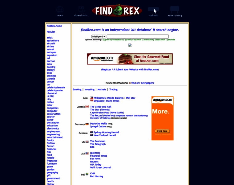 Findrex.com thumbnail