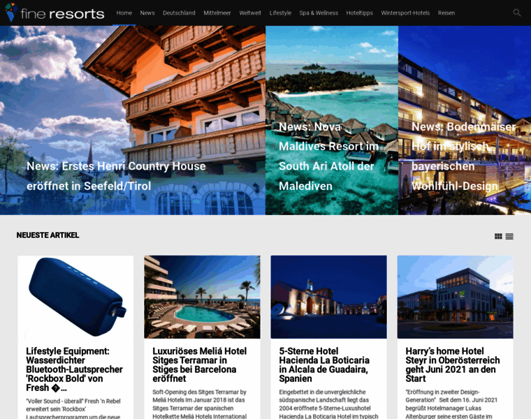 Fine-resorts.de thumbnail