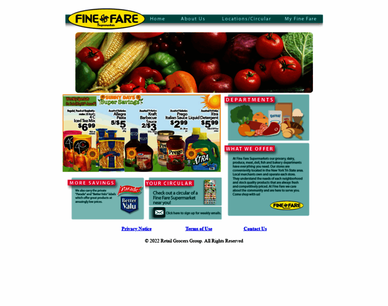 Finefaresupermarkets.com thumbnail