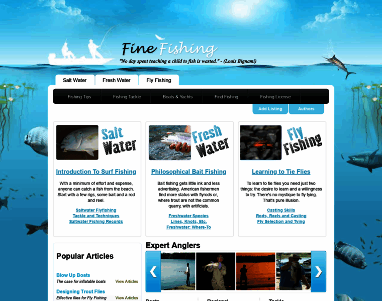Finefishing.com thumbnail