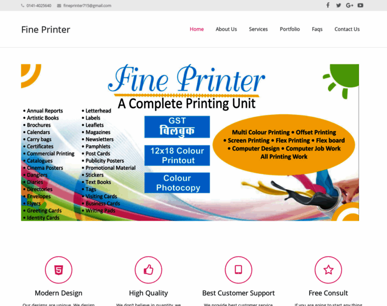 Fineprinter.in thumbnail